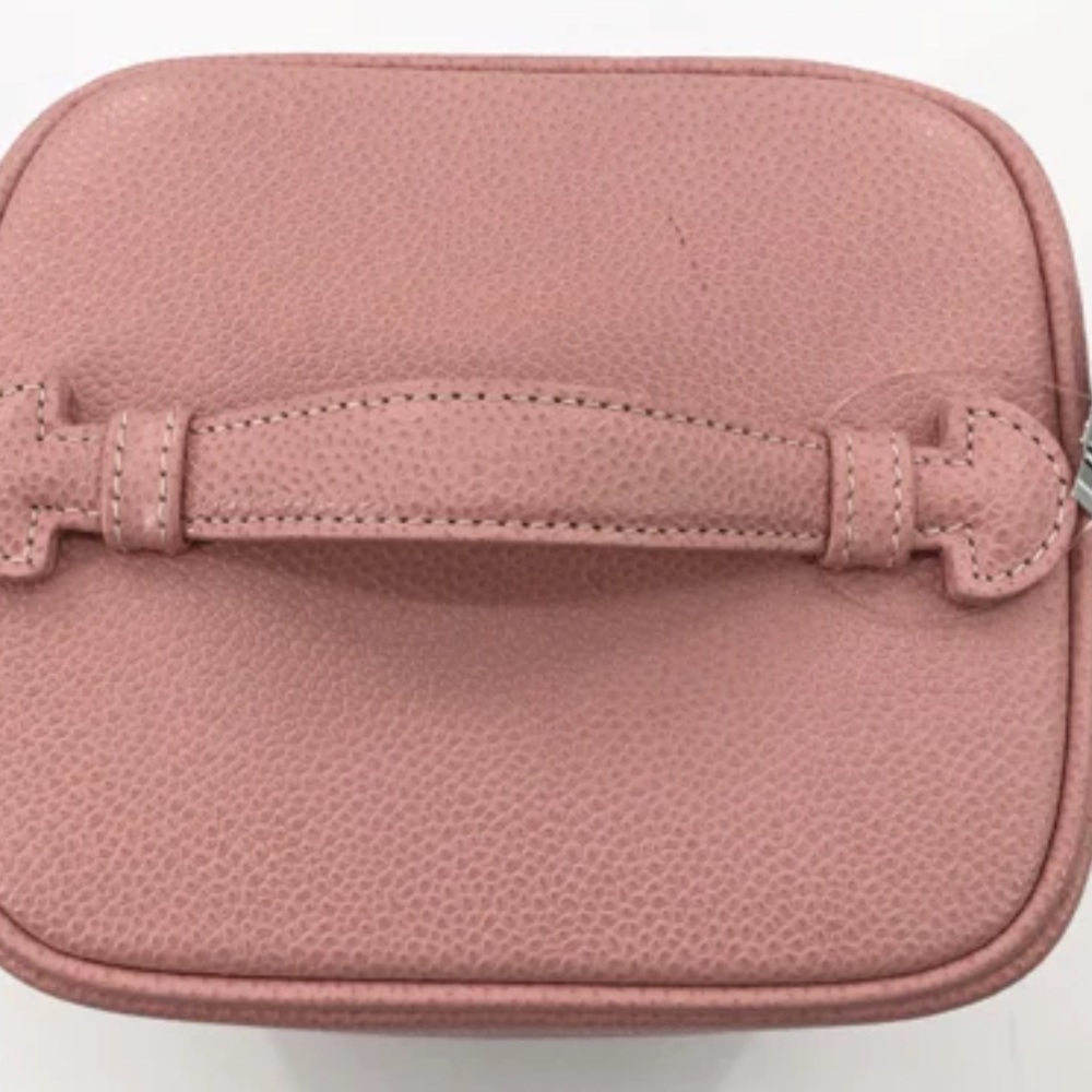 CHANEL Jumbo CC Vanity Purse Sakura Pink Caviar Bag Top Handle Karl Lagerfeld - Picture 5 of 11